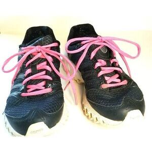 K-Swiss sneakers Women's 6 1/2 Tubes Black Pink Lace Up shoes Low Top Athletic